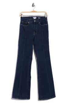 Good American Good Legs Seamed Flare Jeans