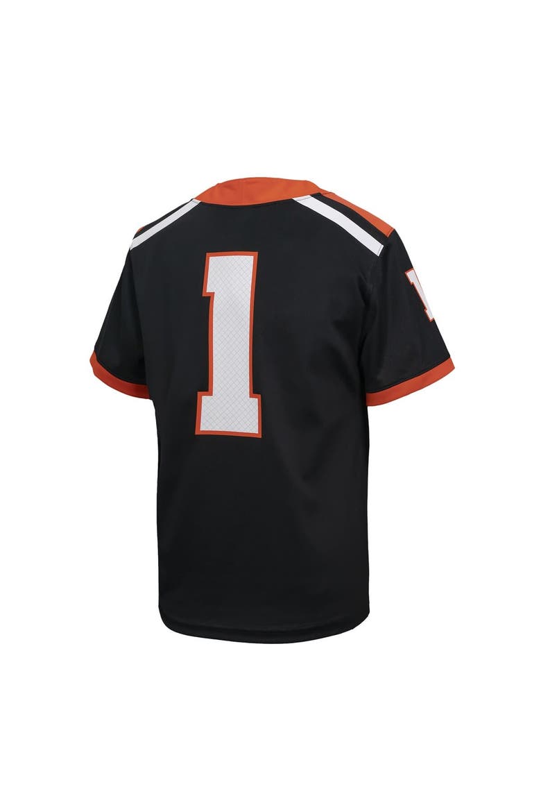 Youth Nike #1 Black Oregon State Beavers Untouchable Football Jersey, Alternate, color, Black