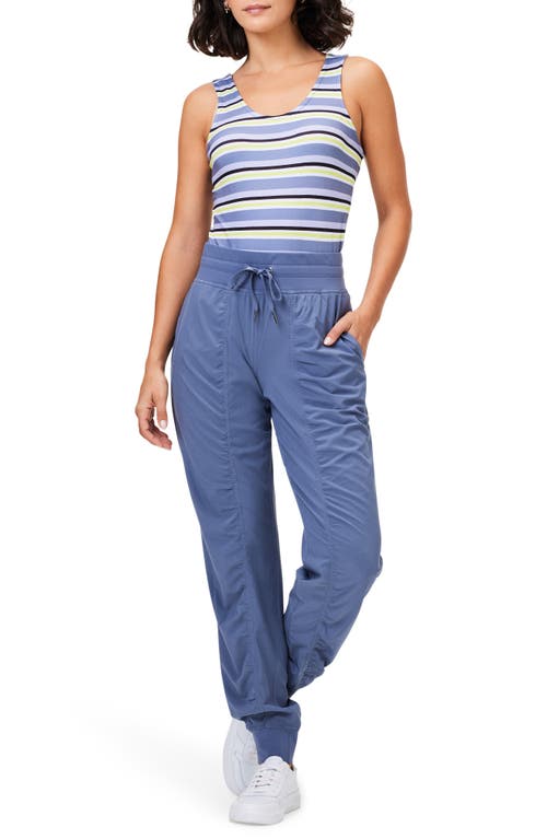 Nz Active By Nic+zoe Tech Stretch Ruched Joggers In Gray