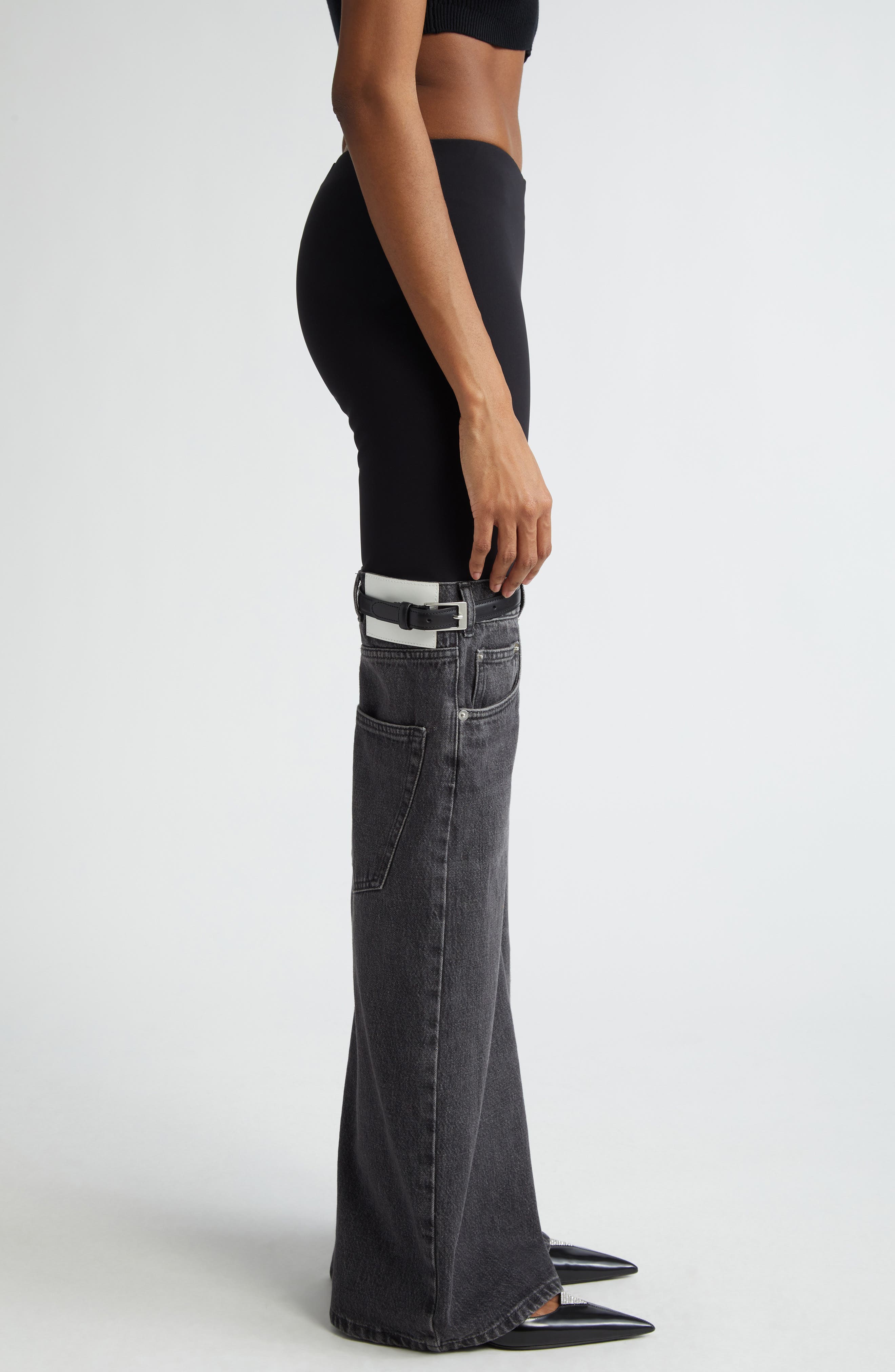 Hybrid Denim & Knit Pants (Women) | Nordstrom