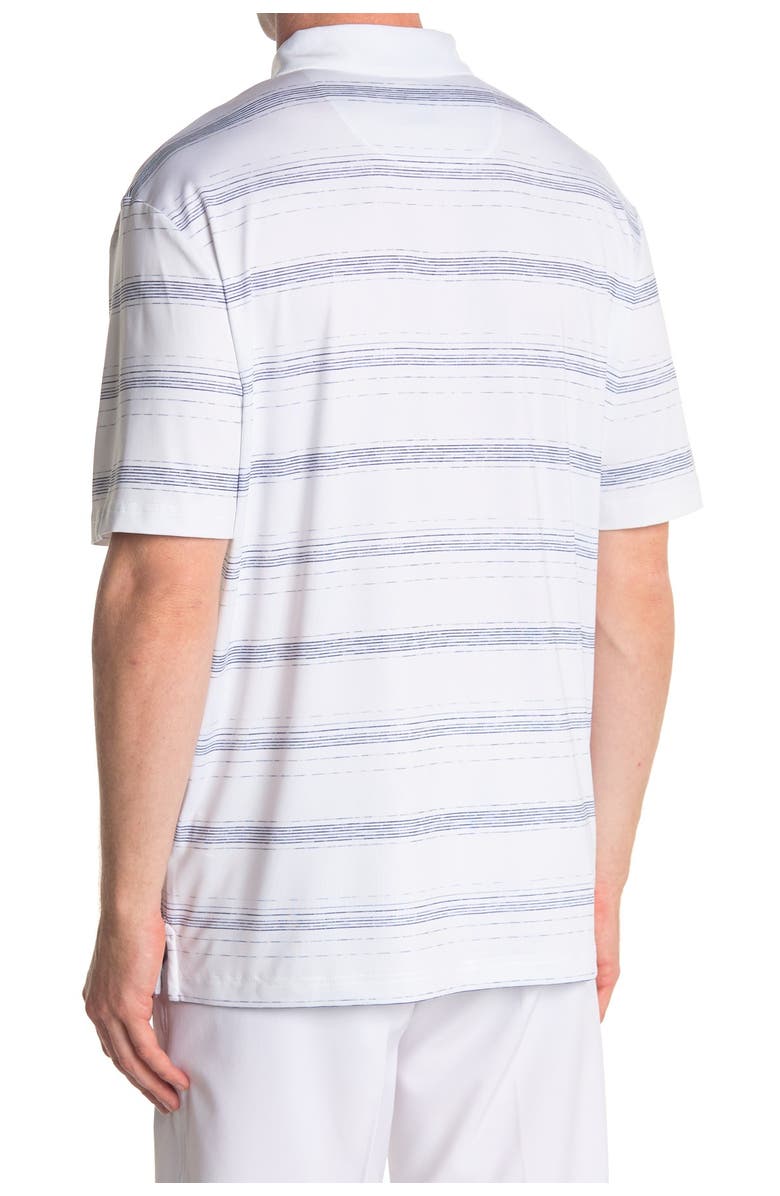 Callaway Golf<sup>®</sup> Stripe Print Short Sleeve Polo, Alternate, color,