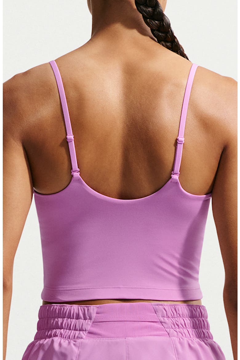 One Dri-FIT Camisole, Alternate, color, LIGHT MAGENTA/ WHITE
