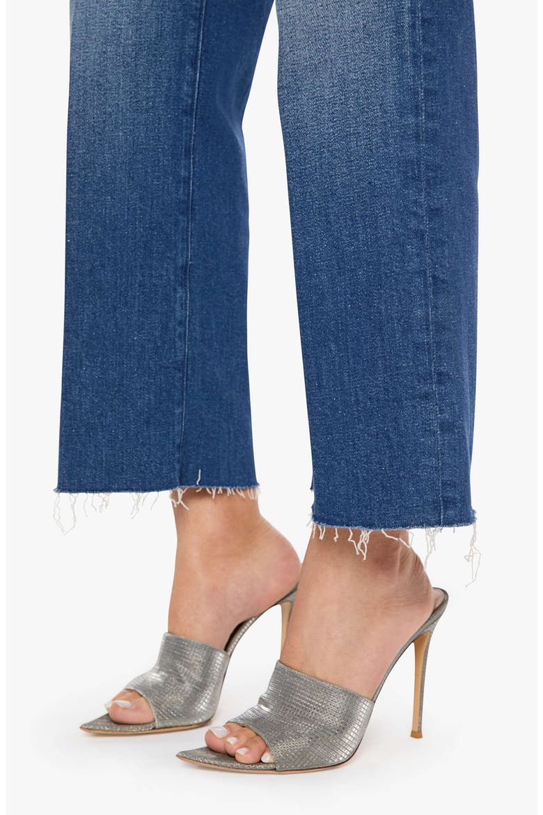 The Mid Rise Rambler Flood Fray Straight Leg Jeans, Alternate, color, DELUXE EDITION