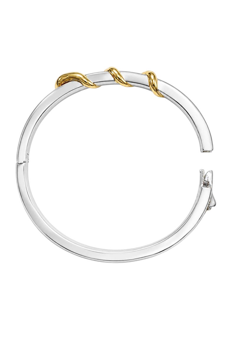 Dancing Snake Bangle Bracelet, Alternate, color, Gold