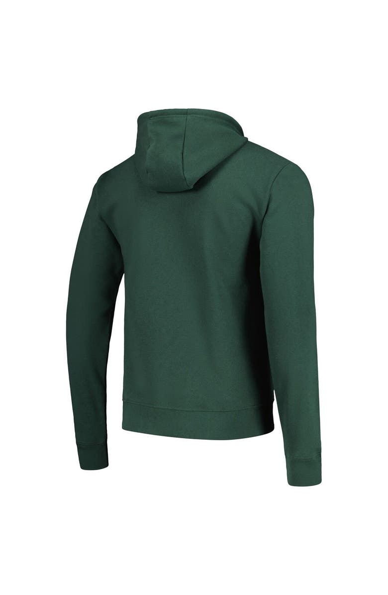 LEAGUE COLLEGIATE WEAR Men's League Collegiate Wear  Green Miami Hurricanes Bendy Arch Essential Pullover Hoodie, Alternate, color, Green