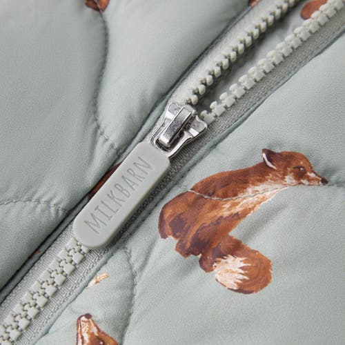 Milkbarn Down Vest In Multi