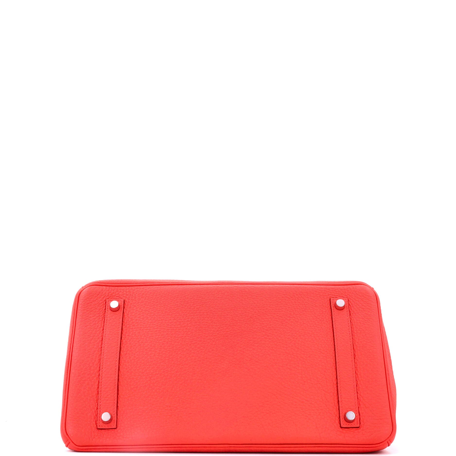 Birkin Handbag Orange Togo with Palladium Hardware 35, Alternate, color, Red