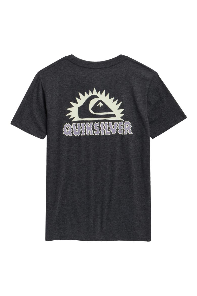 Kids' Wizard Crewneck T-Shirt, Alternate, color, BLACK HEATHER