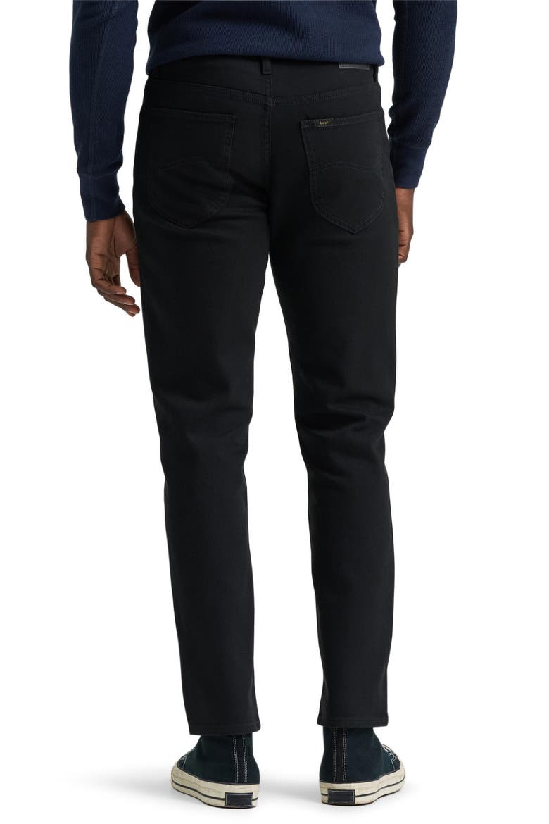 David Regular Taper Jeans, Alternate, color, BASE BLACK