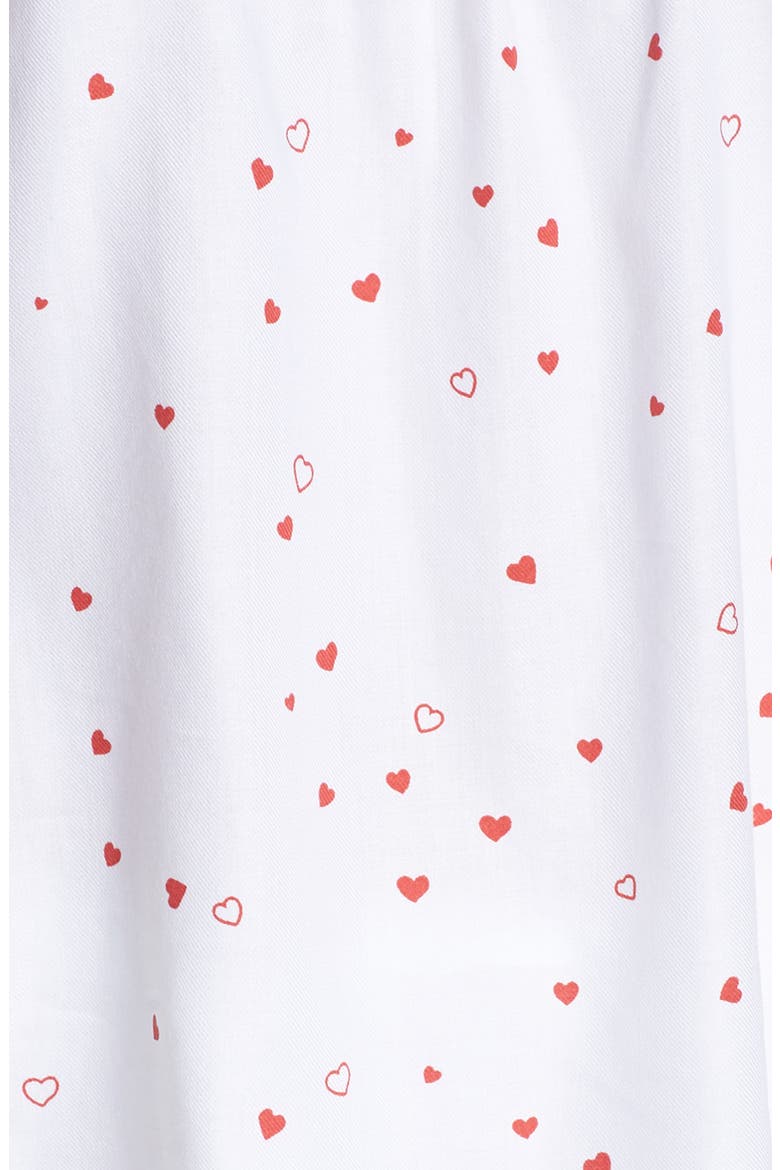 Rosee Short Pajamas, Alternate, color, WHITE/ RED