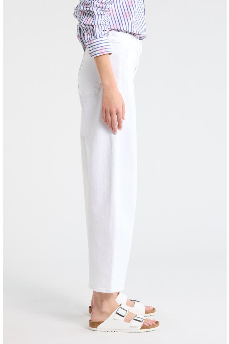 Brennan Barrel Leg Jeans, Alternate, color, WHITE