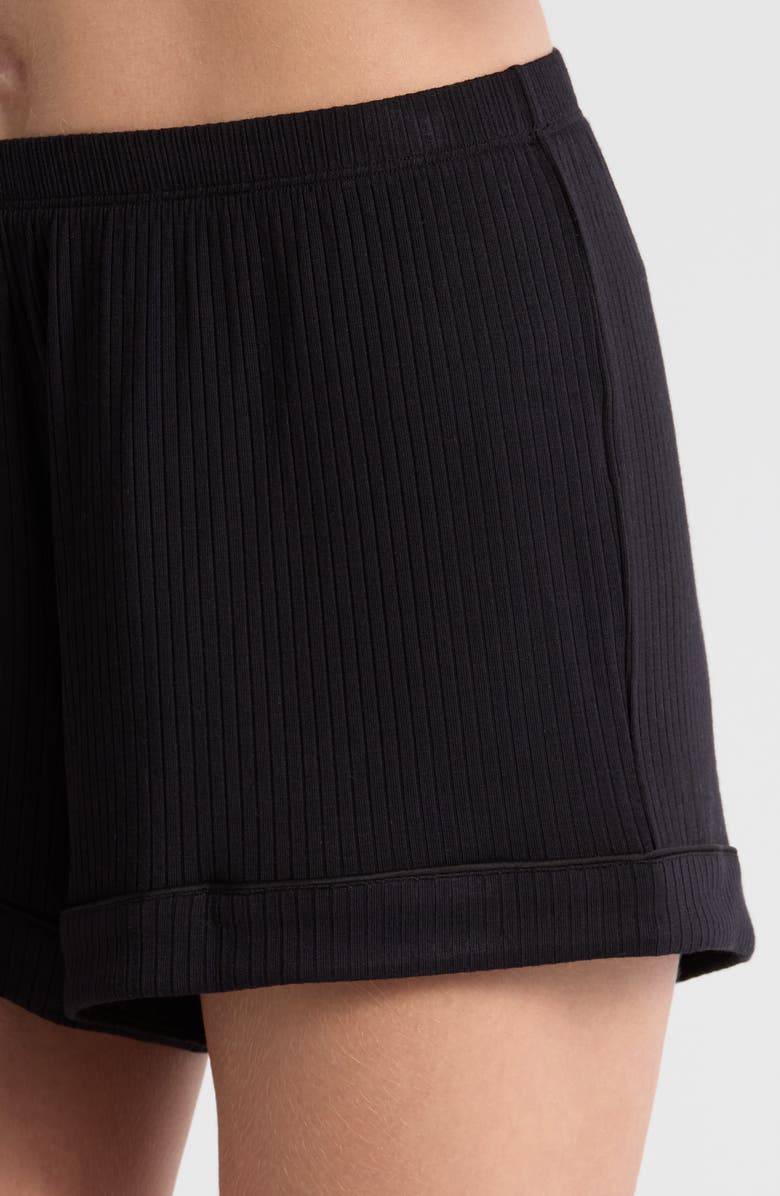 Nordstrom Moonlight Eco Rib Short Pajamas, Alternate, color,