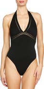Robin Piccone Isabelle Halter One-Piece Swimsuit