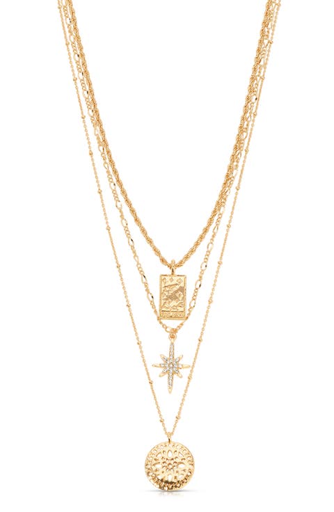 Celestial Layered Chain Necklace