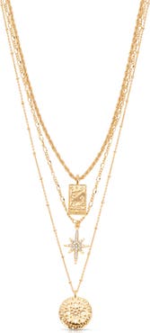 Ettika Celestial Layered Chain Necklace