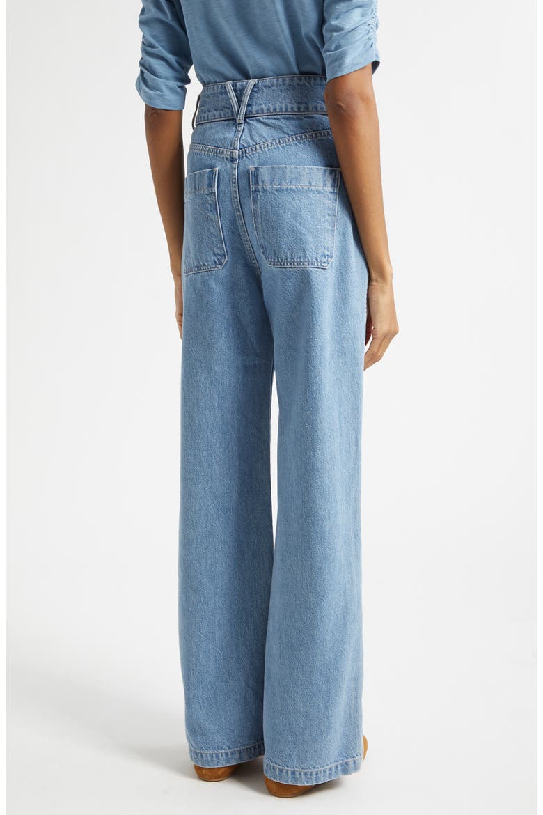 Taylor High Waist Wide Leg Jeans, Alternate, color, HALO BLUE