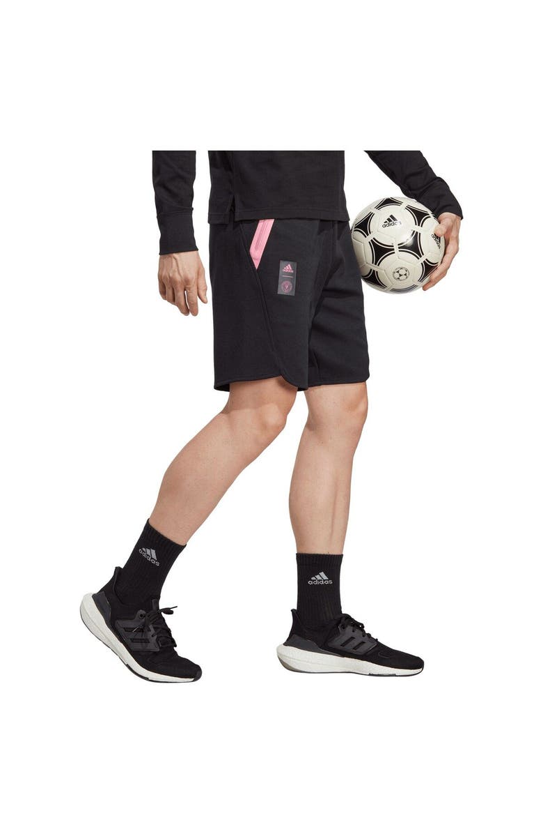 adidas Men's adidas Black Inter Miami CF 2023 Player Travel Shorts, Main, color, 