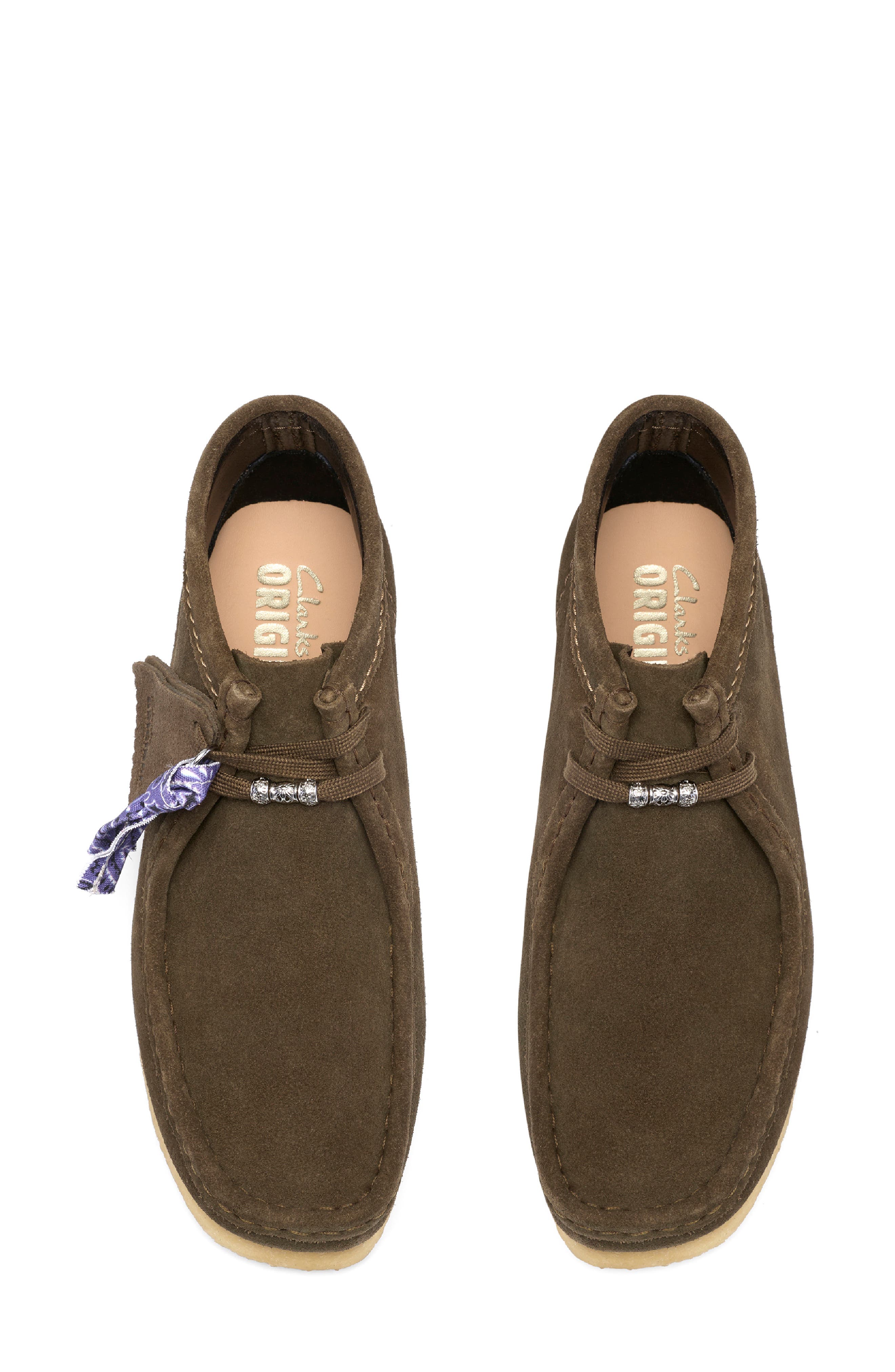 Wallabee Boot, Alternate, color, DARK OLIVE