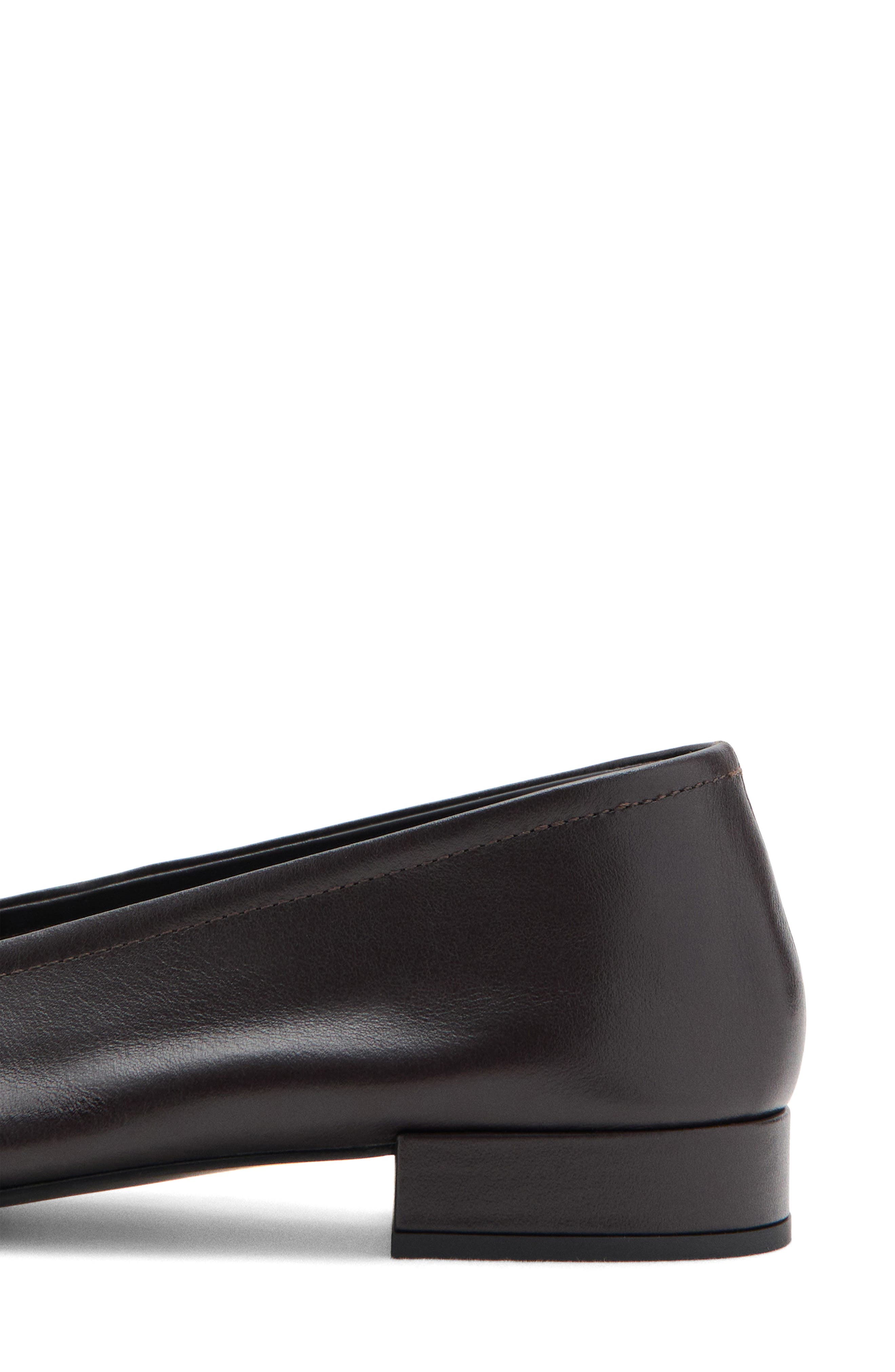 MANGO Square Toe Pump, Alternate, color, Chocolate