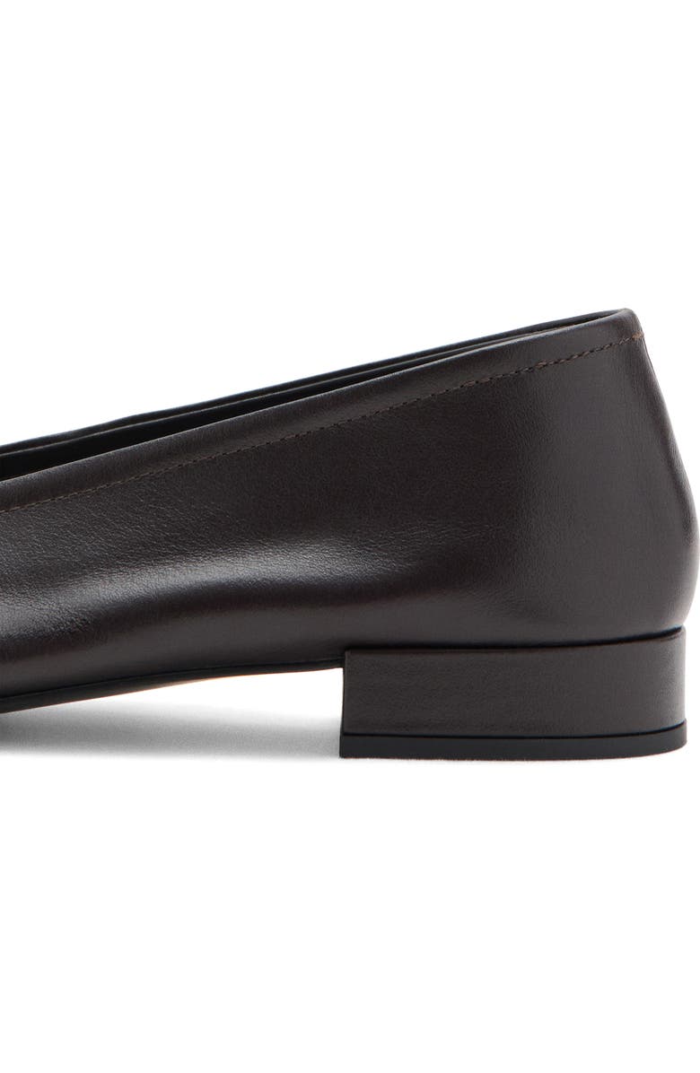 MANGO Square Toe Pump, Alternate, color, Chocolate