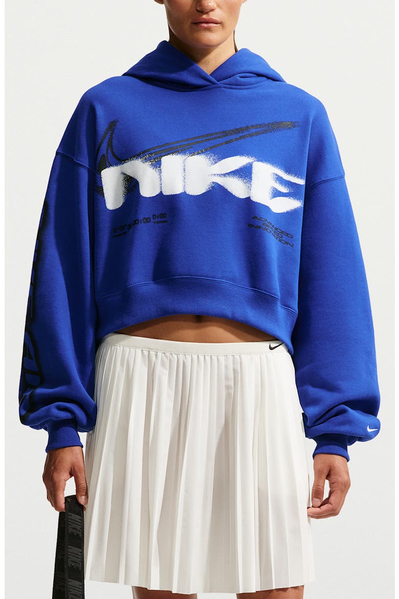 Sportswear Graphic Fleece Hoodie, Main, color, OLD ROYAL/ SAIL