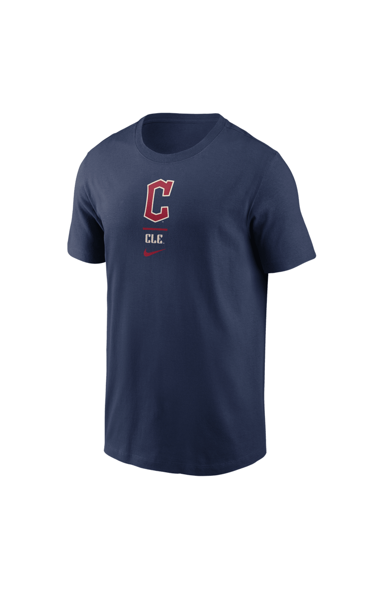 Nike Men's Nike Navy Cleveland Guardians City Connect 2-Hit T-Shirt, Alternate, color, Navy