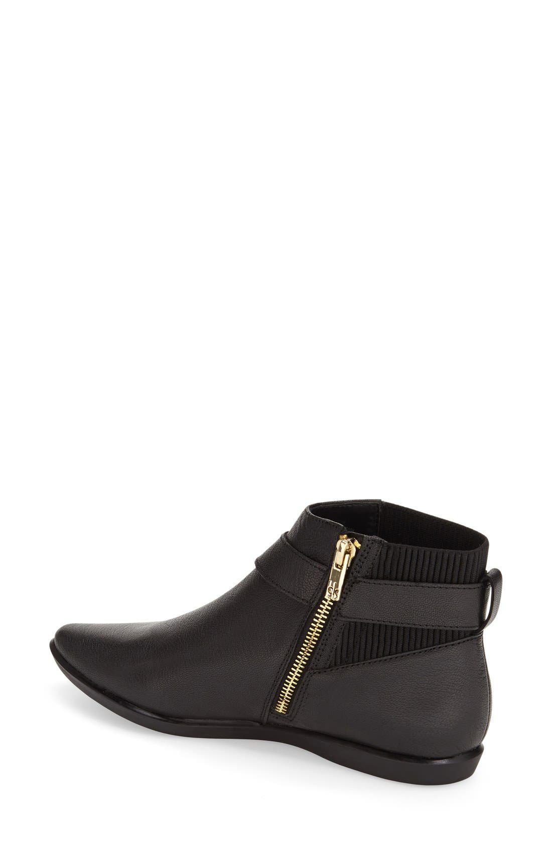 Calvin Klein 'Voletta' Bootie (Women), Alternate, color, BLACK