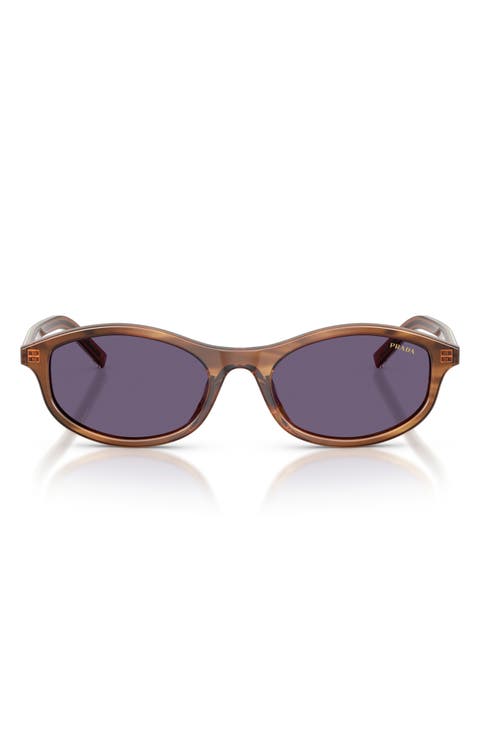 PR D17S 52mm Oval Sunglasses