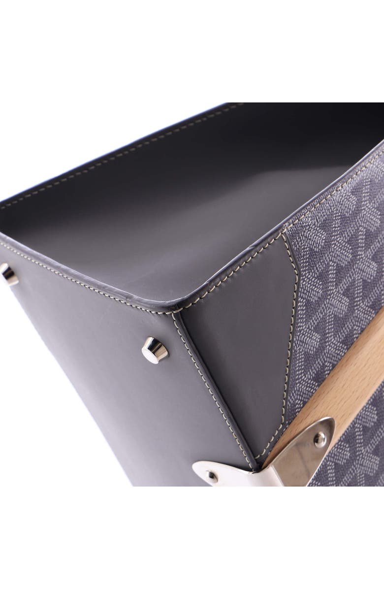 Pre-Owned Goyard Saigon Top Handle Bag Coated Canvas with Leather MM, Alternate, color,