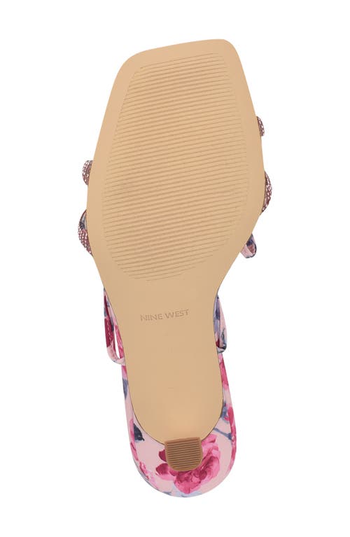 Nine West Raqchel Ankle Wrap Sandal In Light Pink