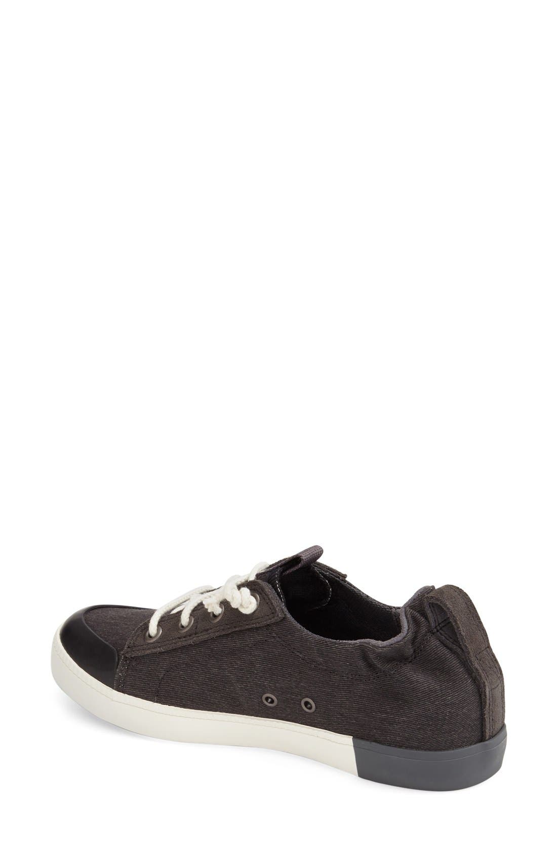'Newport Bay' Sneaker, Alternate, color, BLACK CANVAS