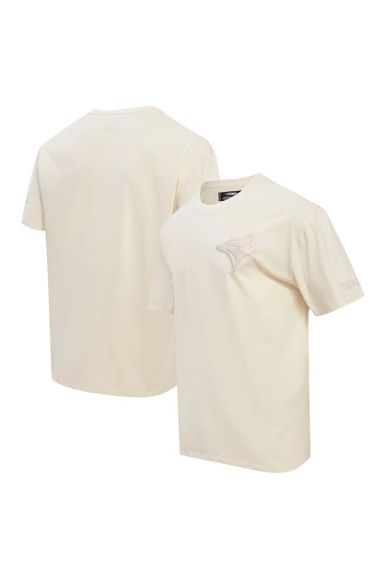 Men's Pro Standard Cream Toronto Blue Jays Neutral Drop Shoulder T-Shirt, Main, color, Cream