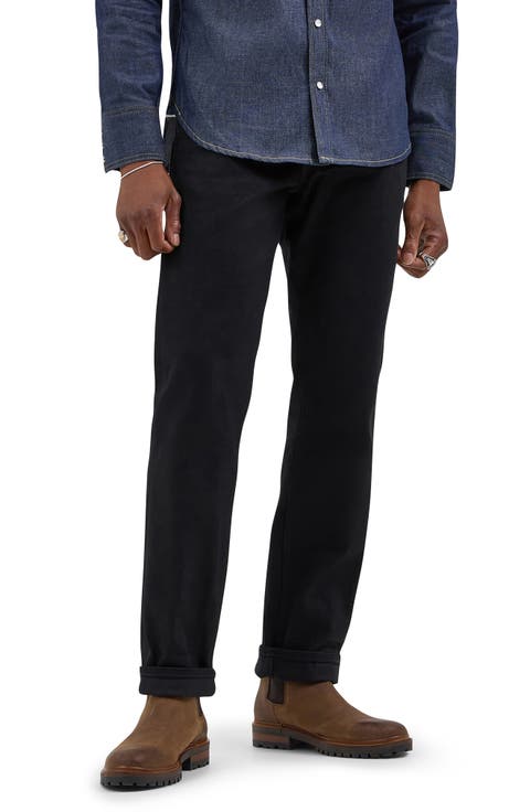 101 Z Regular Straight Leg Jeans (Dry Black)