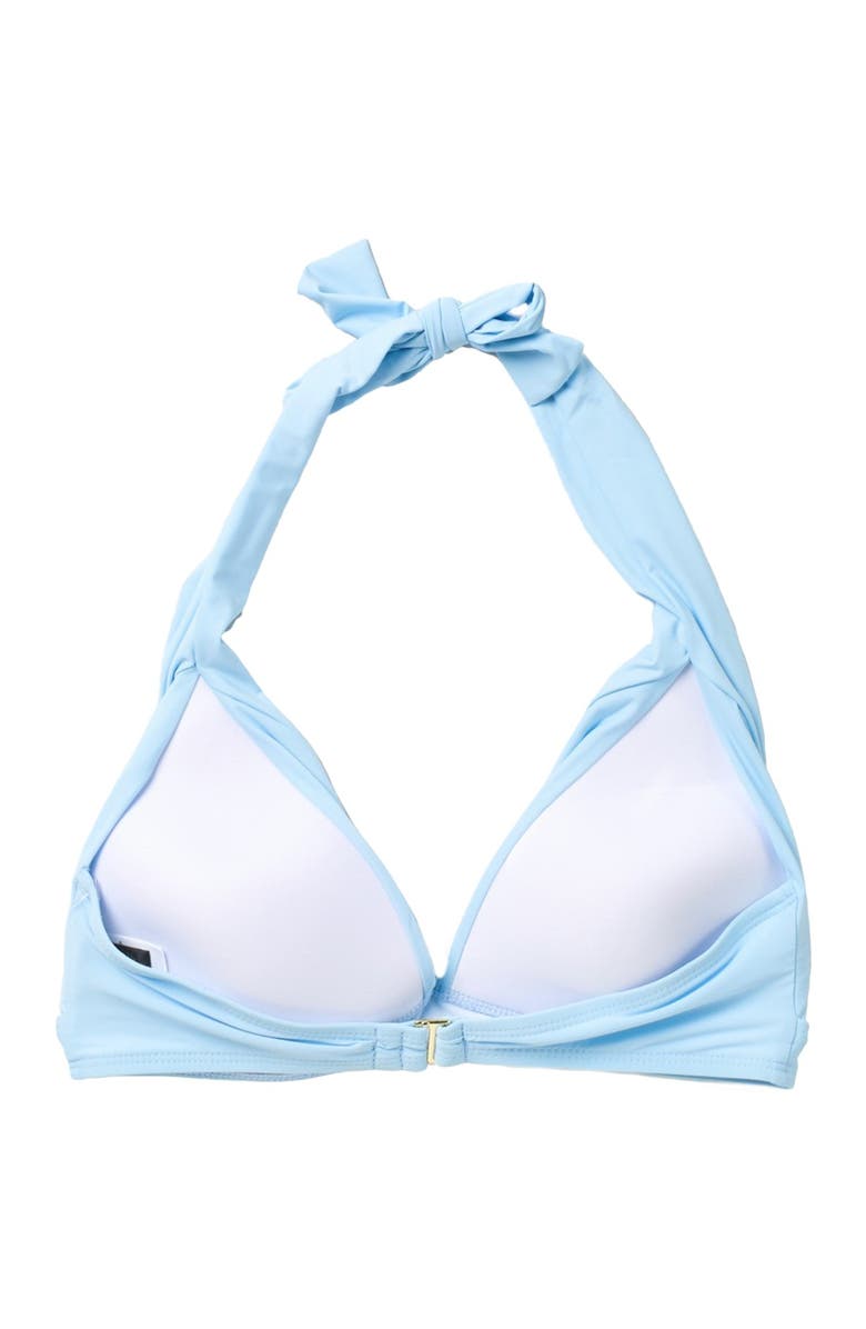 Athena Solid Halter Bikini Top, Alternate, color,