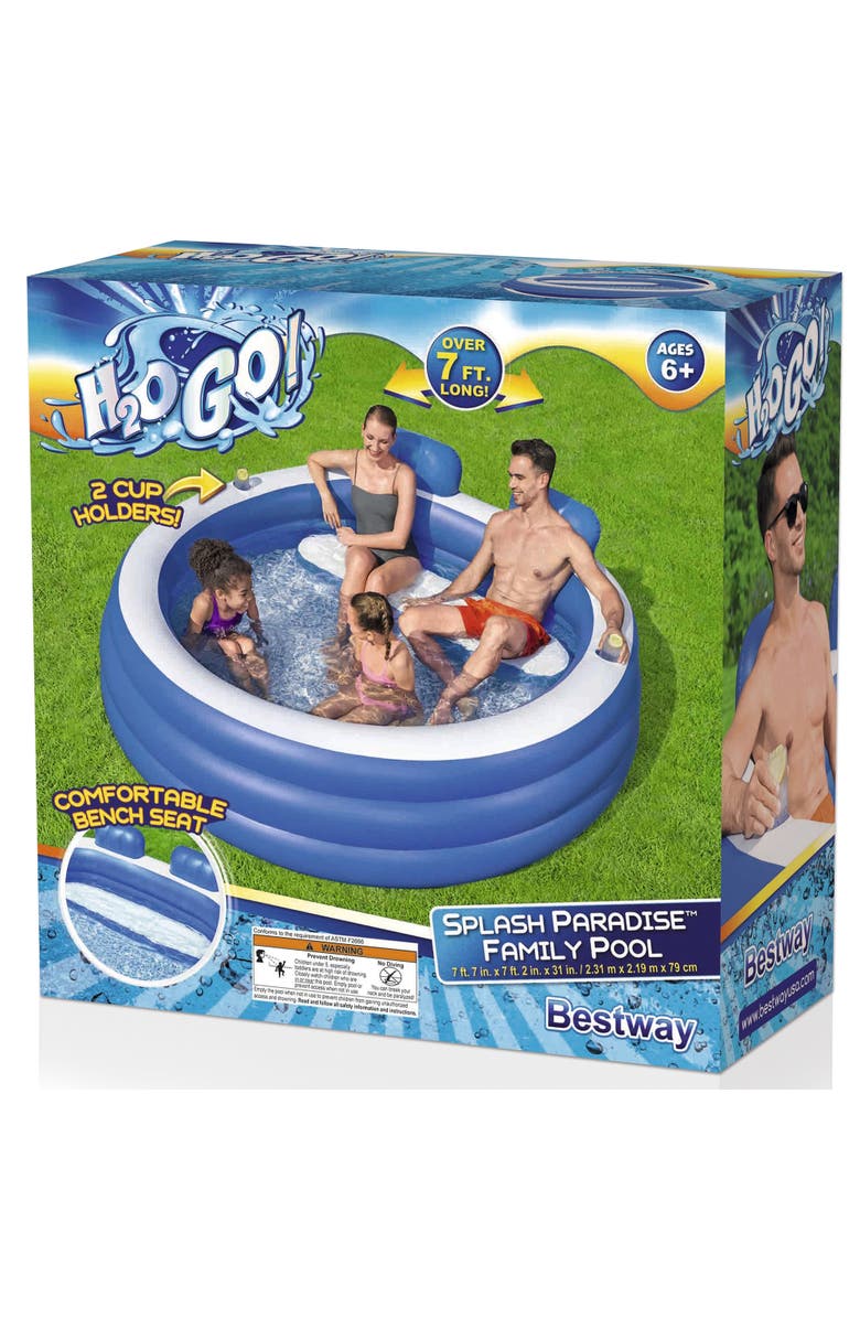 H2OGO! XBestway H2OGO! Splash Paradise Inflatable Play Pool, Alternate, color,