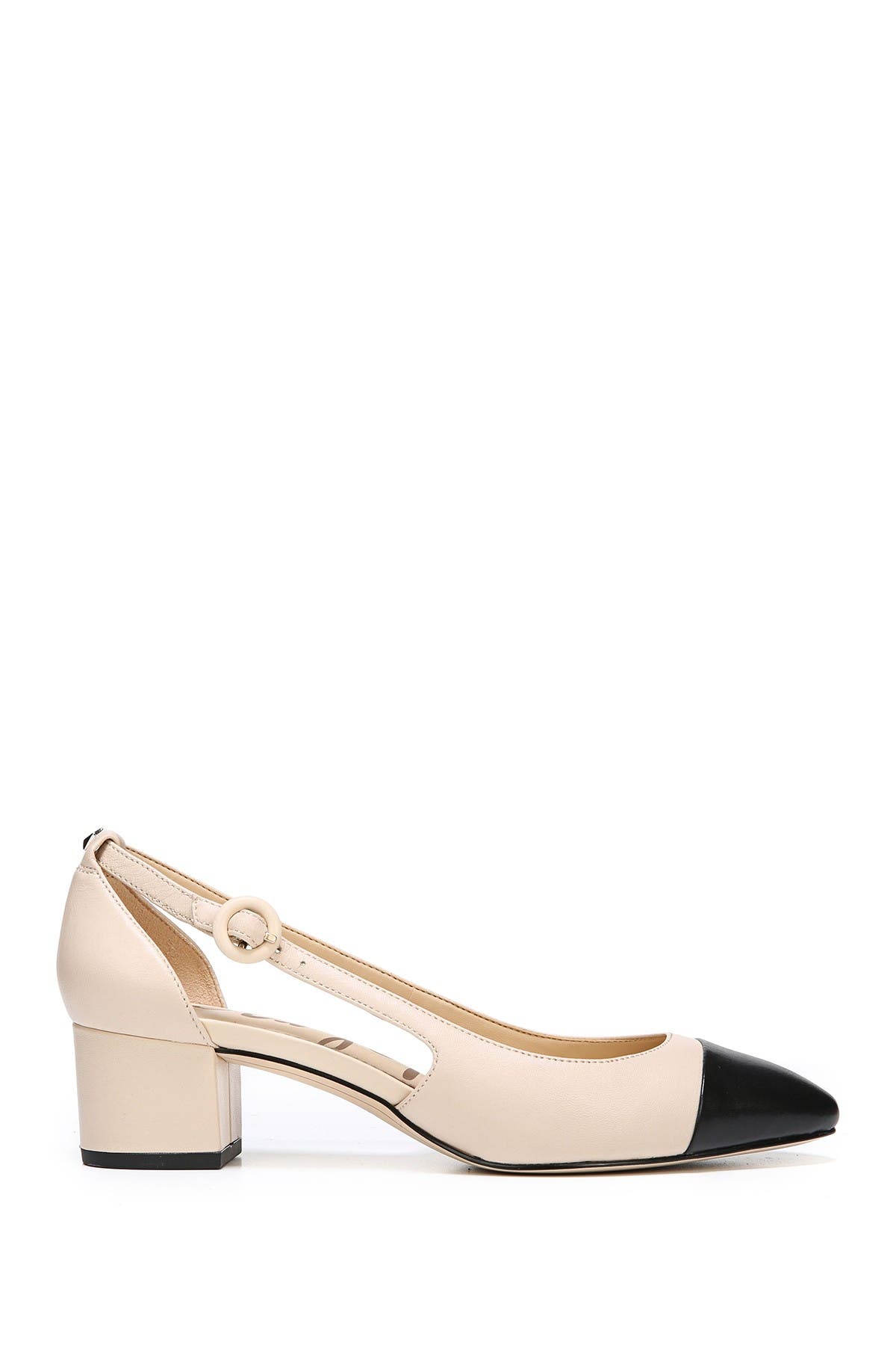 Leah Block Heel Pump, Alternate, color, NUDE/BLACK