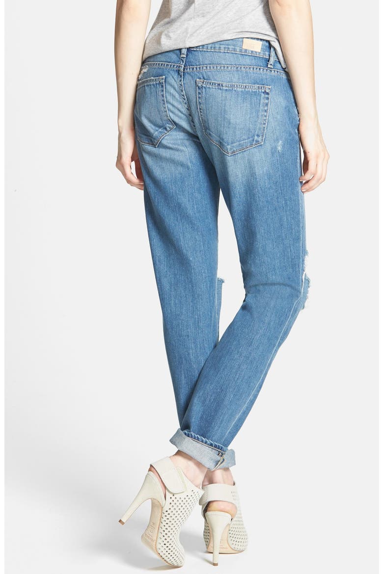 Denim 'Jimmy Jimmy' Destroyed Boyfriend Jeans, Alternate, color, CLIFTON