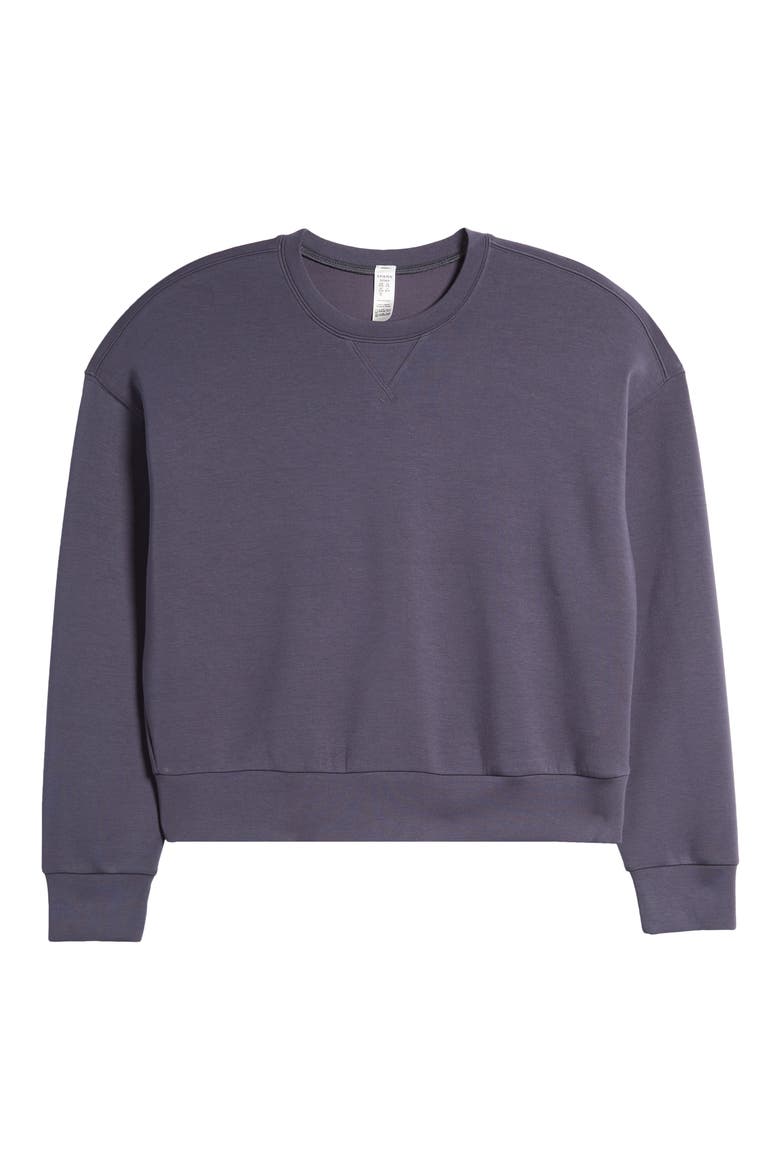 AirEssentials Crewneck Sweatshirt, Alternate, color, DARK STORM