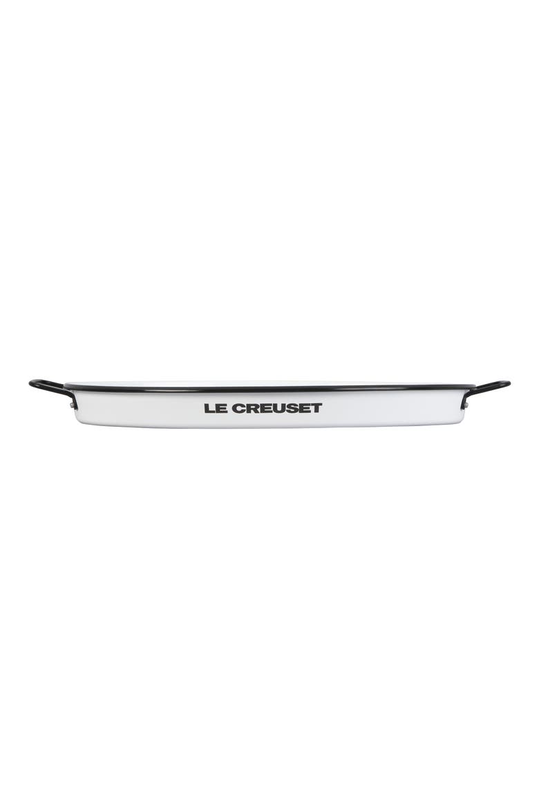 Everyday Enamelware Serving Tray, Alternate, color, WHITE