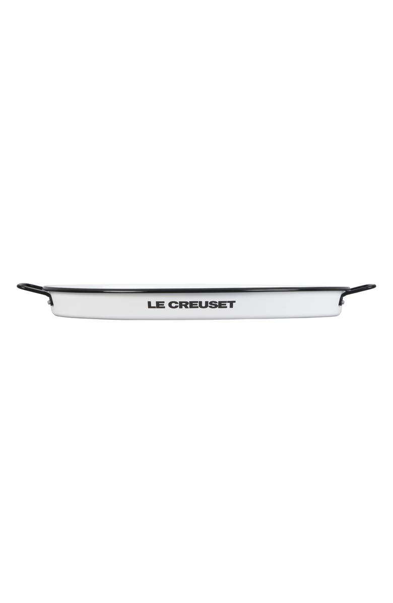 Le Creuset Everyday Enamelware Serving Tray, Alternate, color, White