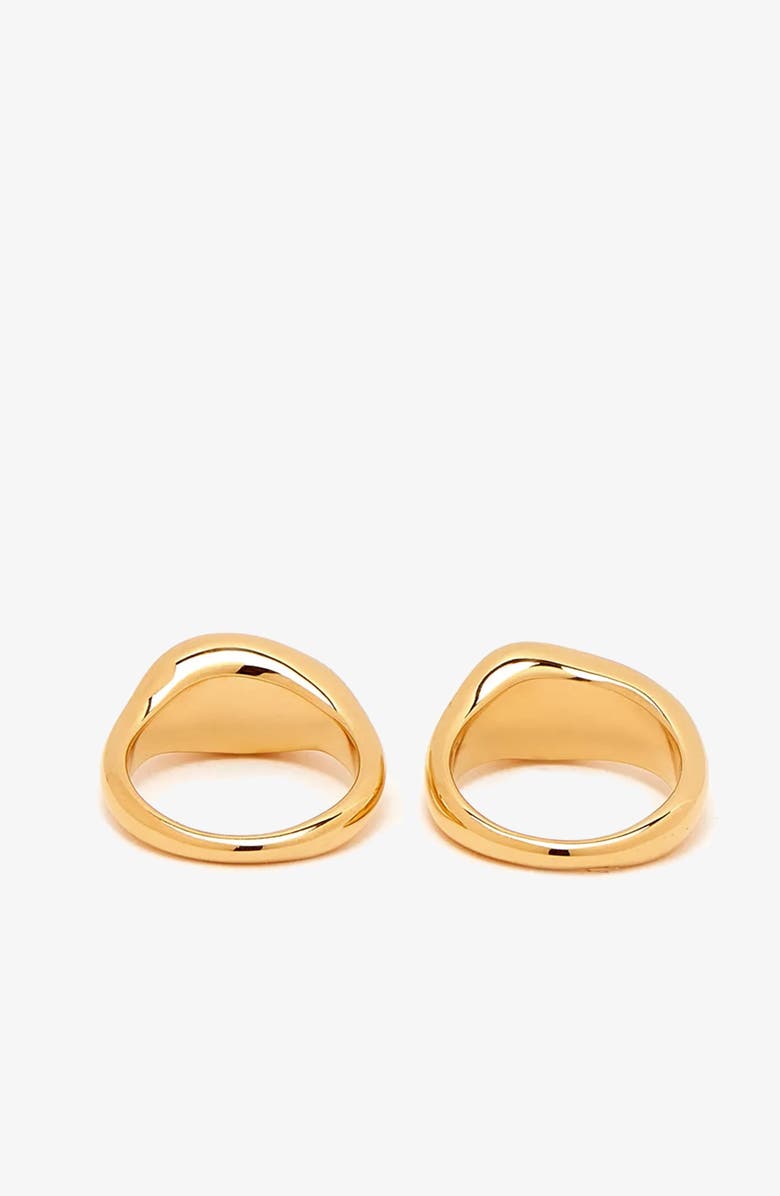 YOJ Ine Ring Set in Gold, Alternate, color, Gold