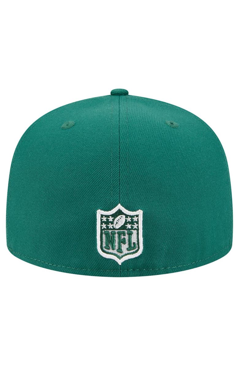 New Era Men's New Era Green New York Jets Tri-Hit 59FIFTY Fitted Hat, Alternate, color, Green