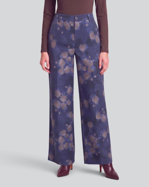 Stretch Tencel Wide Leg Pant