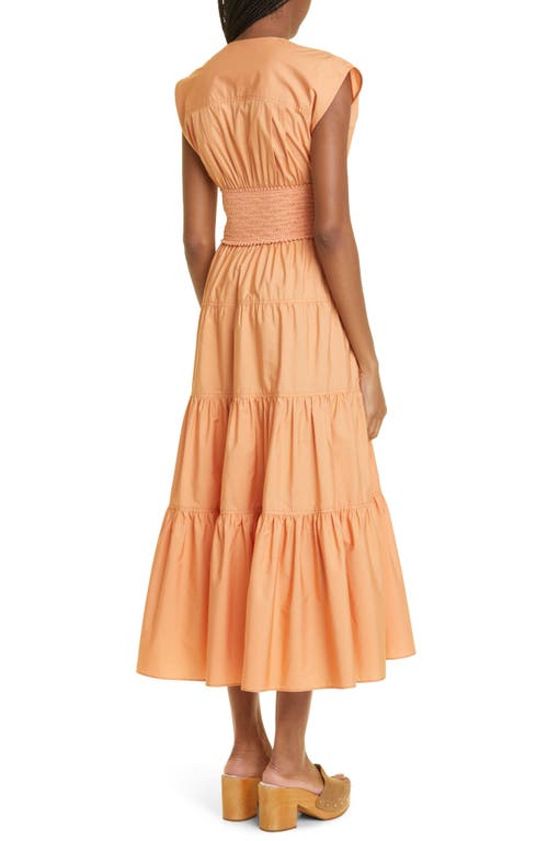 Derek Lam Antara A-line Dress In Soft Peach