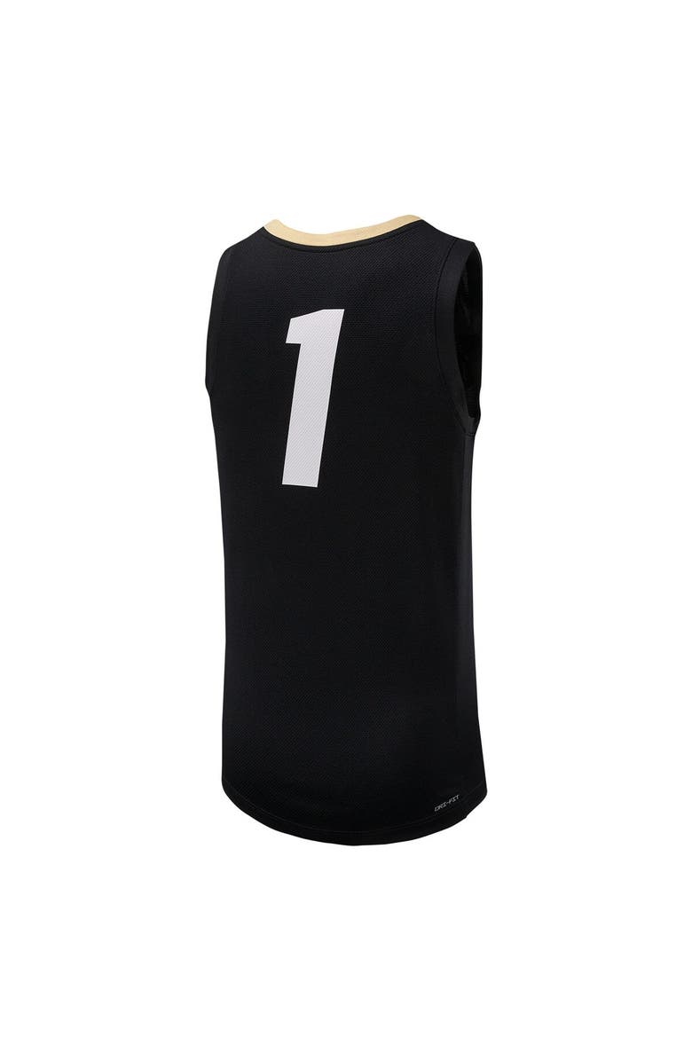 Nike Men's Nike #1 Black Colorado Buffaloes Replica Basketball Jersey, Alternate, color, Black