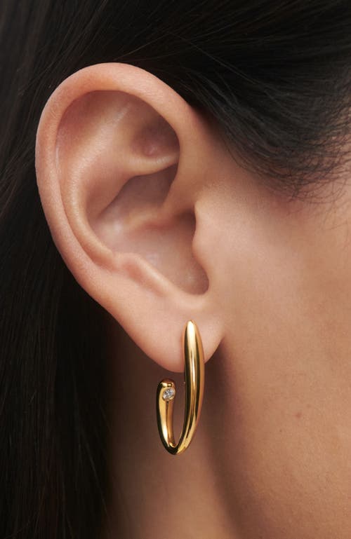 Pdpaola Volta Hoops In Gold