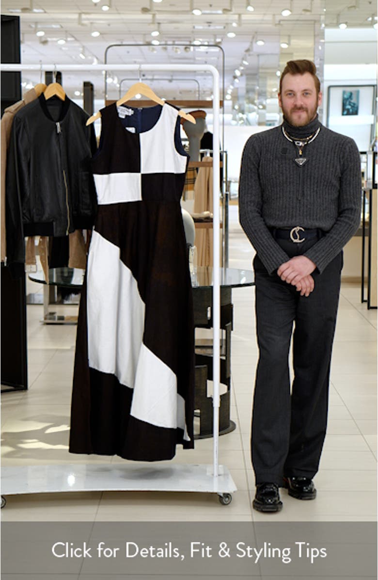 Dami Colorblock A-Line Dress, sales video thumbnail