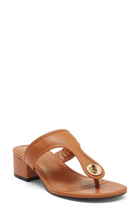 The Turnlock Heel T-Sandal