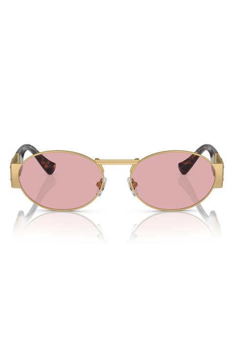 56mm Oval Sunglasses