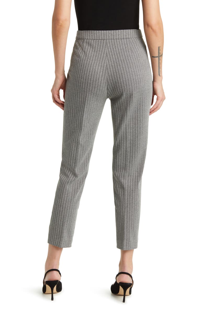 BOSS Tilunara Taper Leg Pants, Alternate, color, Herringbone